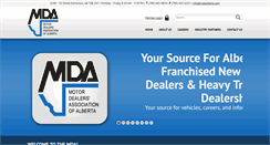 Desktop Screenshot of mdaalberta.com